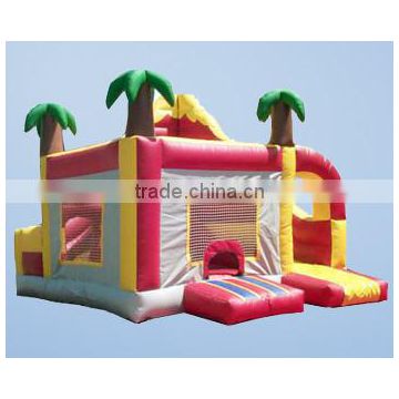 3 in 1 inflatable fun house with bouncer and slide