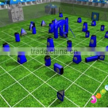 Full set Inflatable Bunkers Field for laser tag games paintball bunkers sale