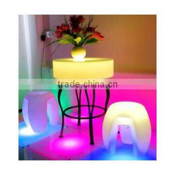 Unique LED colour changing bar stool/Rechargeable Decorative Led Bar Chair Led Bar Furniture