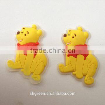 Cute PVC Rubber Label,rubber Badges for Slipper