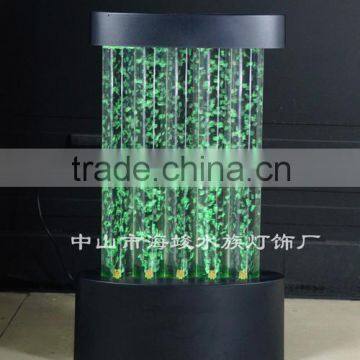 indoor color changing water faintain Led lighting water bubble decoration