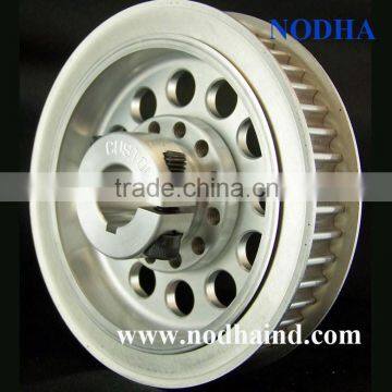 Aluminum timing pulleys custom made aluminum synchronous pulleys