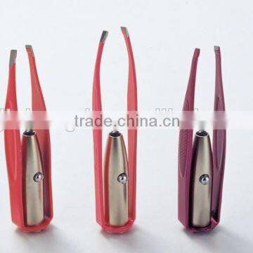 Good quality Eyebrow Tweezer with Led light