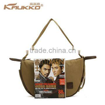 Novel Canvas Shoulder Bag Fashion Handbag Convert To A Backpack From A Shoulder Bag Pattern Shoulder Bag photo-5