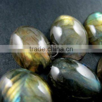13x18mm AAA Grade Labradorite Shining Gold Green Oval Cabochon Special Jewelry Findings Supplies for Ring,DIY Pendant 4120059