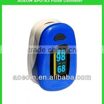 fingertip pulse oximeter with OLED display 4 directions
