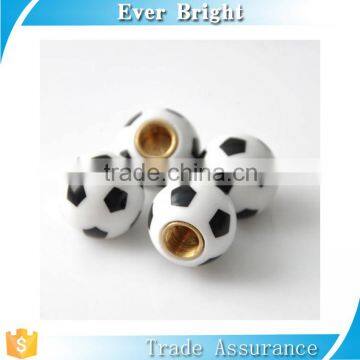New Arrival Design Mini Football Custom Tire Valve Caps Car Valve Cap