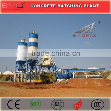 35m3/h HZS35 Lifting Hopper Stationary Ready Mix Concrete Batching Plant for sale made in China