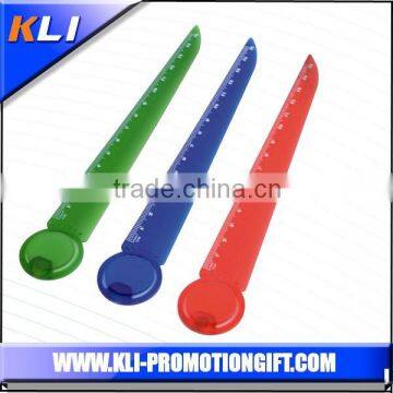 promotional envelope knife envelope slitter plastic letter opener with ruler