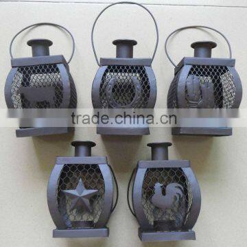 metal lantern, wholesale metal lantern with glass, customized metal lantern, wholesale decorative metal lanterns(XY120240-45)