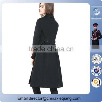 2016 New Desgin Double Breasted Long Coat for Women photo-2