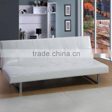 Promotional faux leather cheap foldable functional sofabed