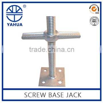 24" galvanized scaffolding socket jack (solid)