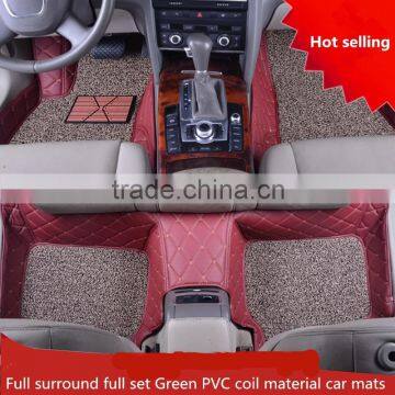 High quality PVC material car floor mats with coil surface