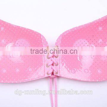 2016 Wholesale Black Nude Bras Ladies Backless and Strapless Bra Self-adhesive Silicone Sexy Fashion Bra photo-3