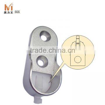 Furniture Hardware Oval Wardrobe Tube Holder Bracket