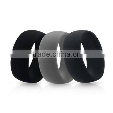 100% Premium Silicone Wedding Band,High Performance Men's Silicone Wedding Ring