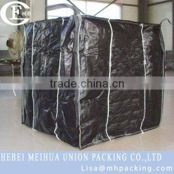 high quality black garbage bags/jumbo bag for garbage 1.5ton