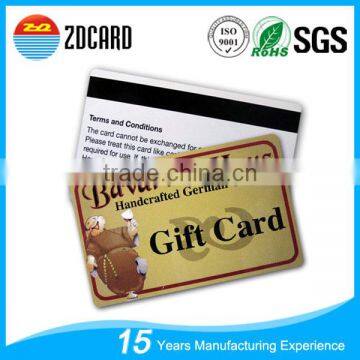 CR80 Standard White Hico / Loco Magnetic Strip PVC Card