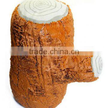 Vintage Log cylindrical cushion fabric surface