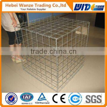 Professional manufacture galvanized/PVC-coated gabion basket /gabion box,gabion reno mattress