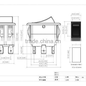 12V 8 Position Laser Engraved Rocker Switch Wiring photo-4