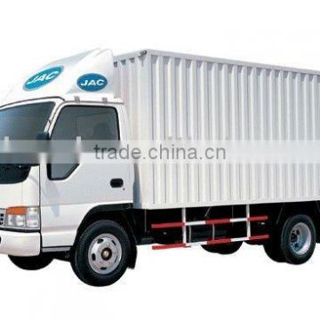 4x2 JAC cheap van cargo truck