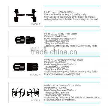 PF600 Agricultural Machinery Recoil Start Hand Push Mini Power Rotary Tiller Cultivator photo-4