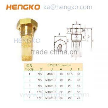 MS Sintered Brass Bronze Flow Control Silencer photo-5