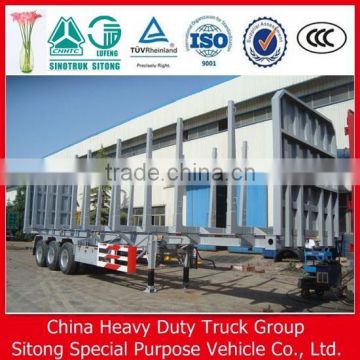 sitong factory: wood transport low loader trailer