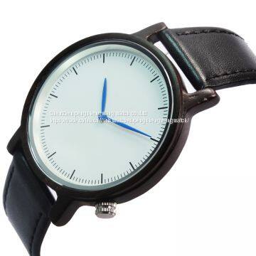 Your Logo Brand Genuine Leather Thin Case Wooden Watches photo-2