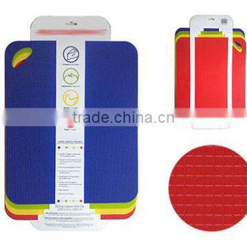 4pcs In1 Set Anti-skid Flexible Plastic Chopping Mats