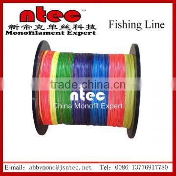 200M 300M PE braided line coating line fish line multicolor