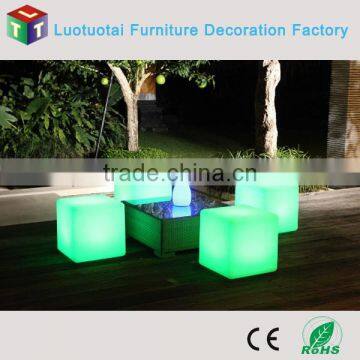 Led Furniture Set/wirelessNew Design Led RGBW Dining Table With Chair photo-5