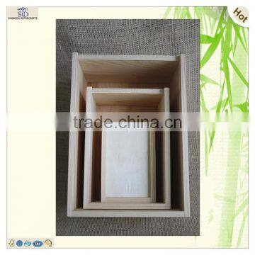 Оптовая продажа маленьких деревянных ящиков для фруктов и овощей с раздвижной крышкой photo-6