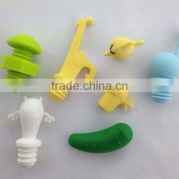 High Quality FDA /LFGB Approved Food Grade Bottle Stopper Screw Thread Good Sealed Silicone Rubber Bottle Plugs photo-3