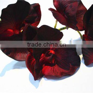 Home Garden Creepers Decoration 110cm Height Artificial Plum Colored Phalaenopsis Flowers Making EHDL02 0810 photo-4