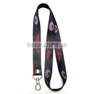Heat-transfer printing lanyard with metal buckle