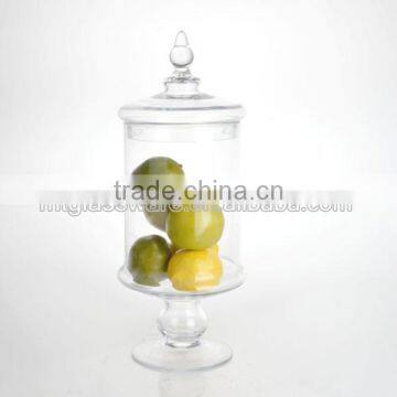 Mintao Custom high quality rose glass nuts storage jar