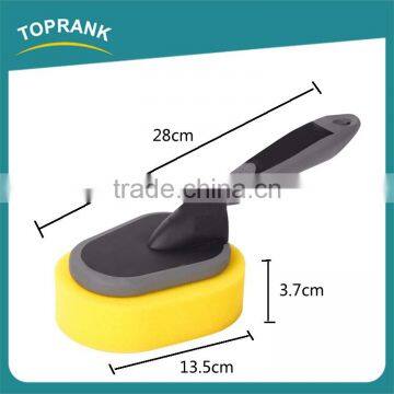 HANDLE 28 HEAD 13.5*11*3.7CM Soft material, Car wash sponge brush