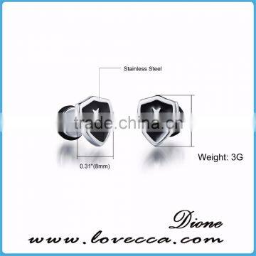 Dumbbell Popular Men Style Fashion 316L Titanium Steel Earrings photo-6