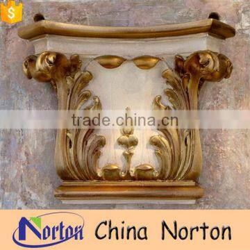 home carved craft luxury stone column pilaster capitals NTMF-CP018Y