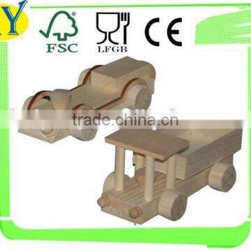 custom natural wooden car model toys wholesale