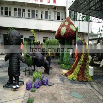 SJ20172542 Hot Sale Manufacturer Artificial Grass Japanese Cartoon Topiary Animal photo-2