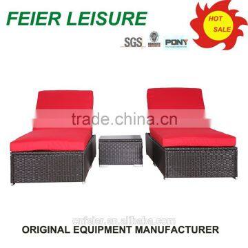 red lounge of A6013-9-2 garden furniture outdoor furniture