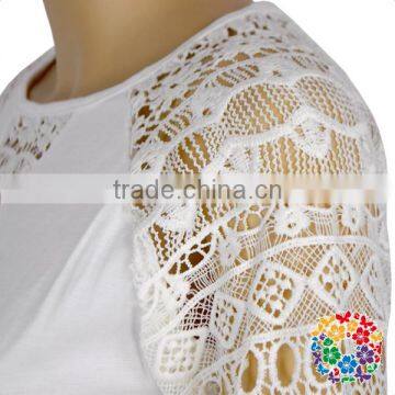 Top Selling Products in Women Clothing Tops Fancy Lace Ladies Blouse photo-6