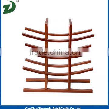 12 Bottles Wine Bottle Rack, Bamboo Wine Rack