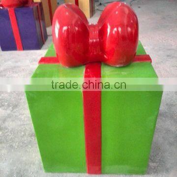 Outdoor FRP Strong Gift-box Decoration photo-4
