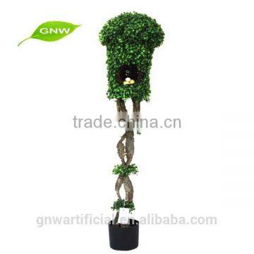 GNW BOX1042 Artificial topiary tree for office decoration artificial ornamental plants