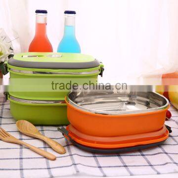 Kitchenware Set 0.8L Food Container,Stainless Steel Lunch Box for Men Women or Baby photo-6